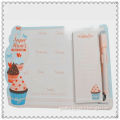 2013 magnetic fridge note,sticky notes with pen for office